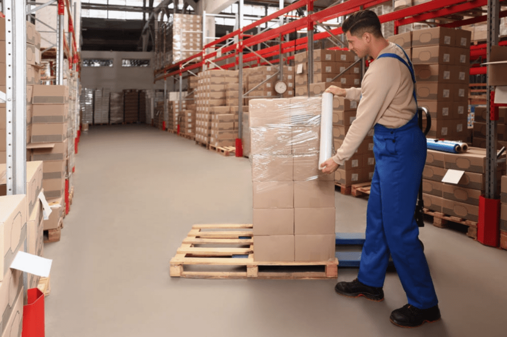 New Orleans pallet rework facility — pallet repair and restack