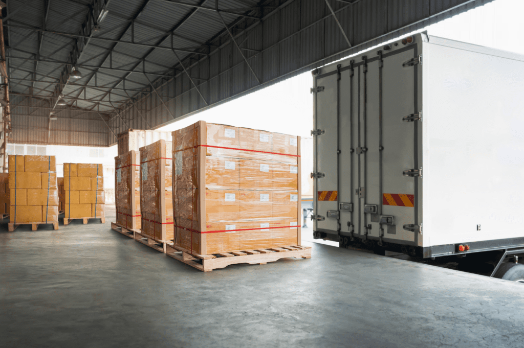 pallet sorting and consolidation at olimp cross dock charleston
