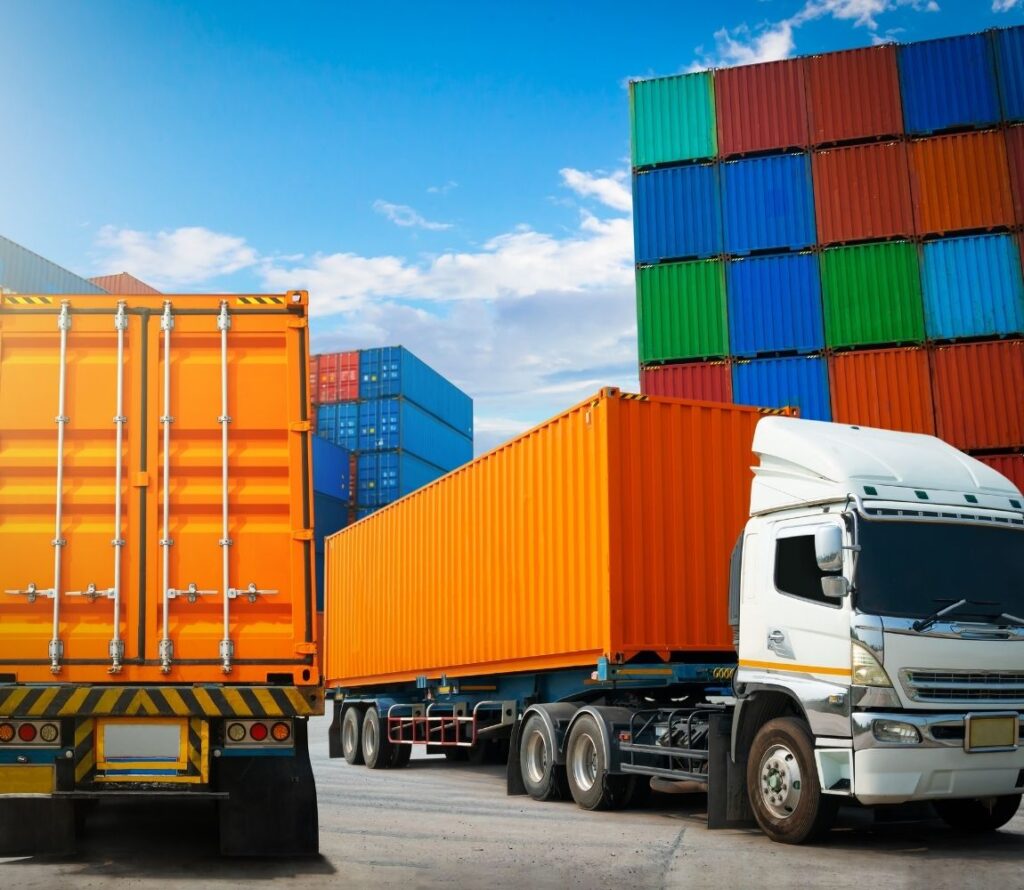 Truck to rail transloading container drayage and cross docking services in Jackson Mississippi.