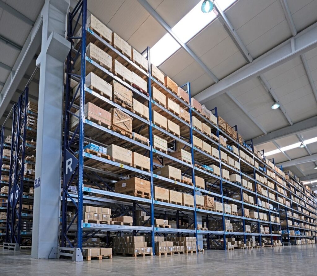 Fort Worth warehousing facility with dock doors, forklifts, and secure storage operations