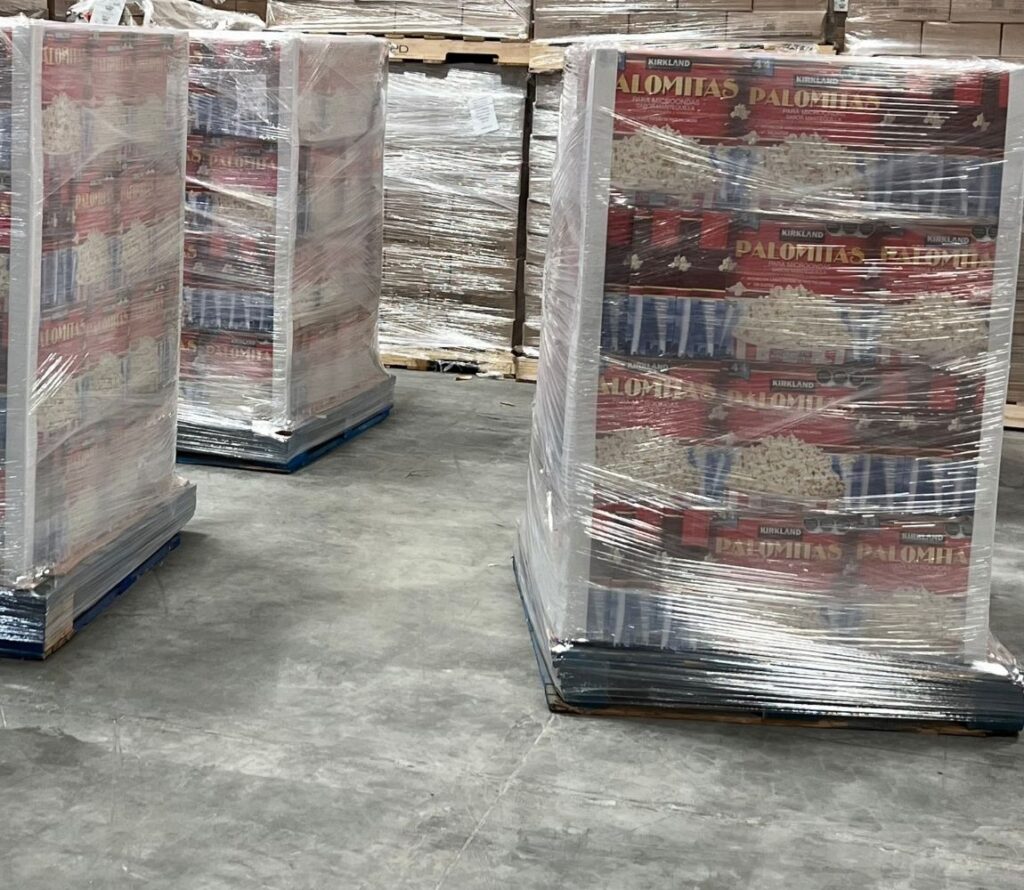 OLIMP’s professional pallet reorganization minimizes damage and enhances space utilization