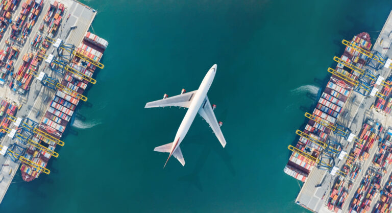 International air freight shipping services and logistics