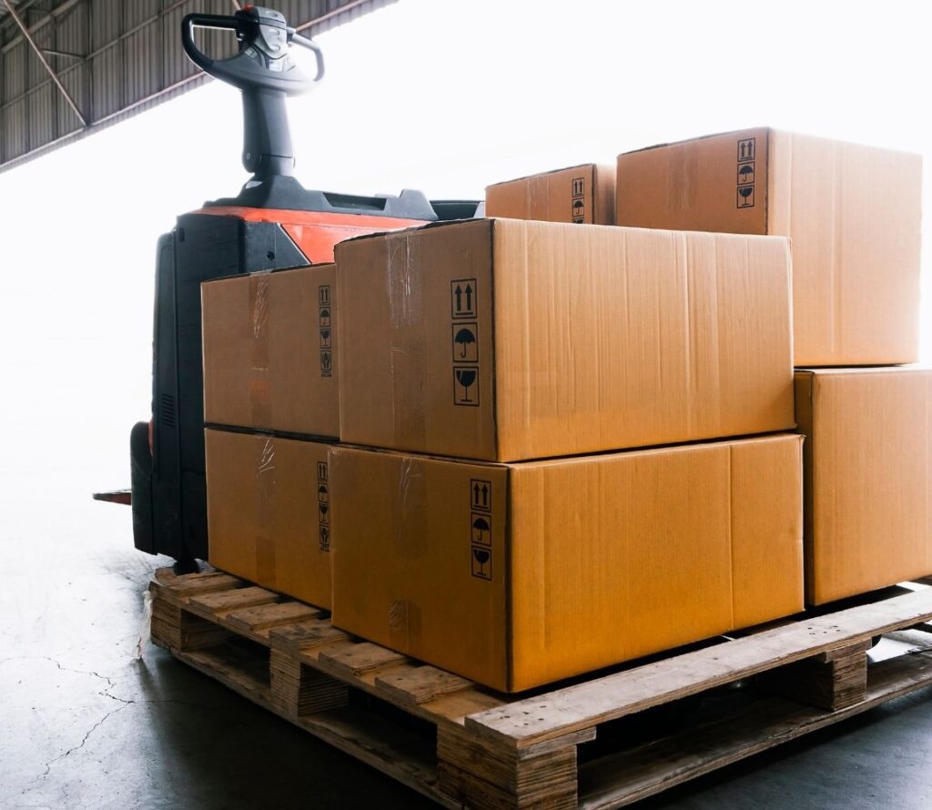 Streamlined cross docking process and inventory management enhancing supply chain speed
