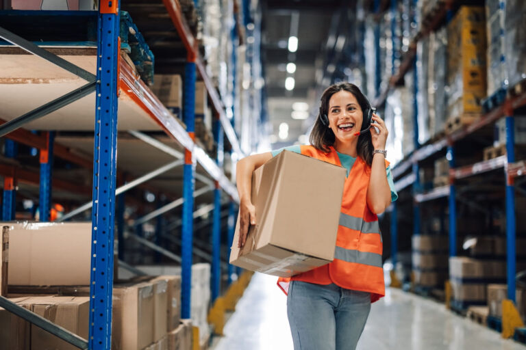 Warehouse staff scanning items with barcode scanners for error-free 3PL fulfillment and mispick prevention.