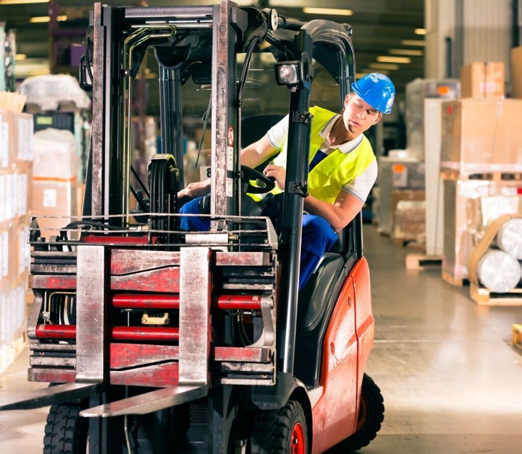 Cross docking operation truck to truck transfer in Bedford park warehouse